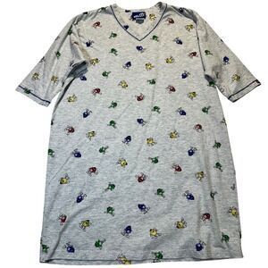 M&M's Nightshirt Women One Size Grey Vintage 2002 Character‎ Print Sleepwear